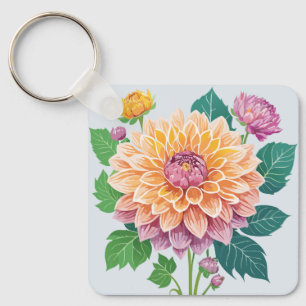 Porte-clés Jolie Dahlia