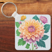 Porte-clés Jolie Dahlia (Recto)