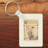 Porte-clés Jolie Dame Vintage (Recto)