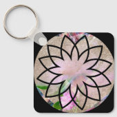 Porte-clés Jolie Dames Stylo Lotus Rose Flower (Recto)