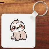 Porte-clés Jolie fente rose (Verso)