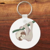 Porte-clés Jolie machine à sous pour bébé sur une branche (Recto)
