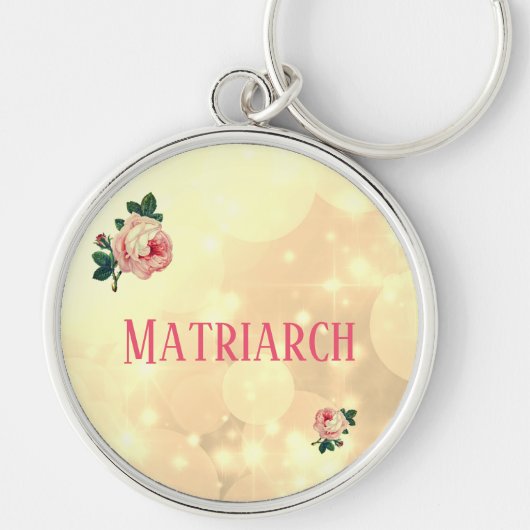 Porte-clés Jolie mère matriarche Rose (Devant)