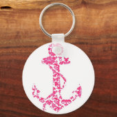 Porte-clés Jolie petite Ancre rose (Recto)