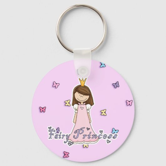Porte-clés Jolie Petite Fée Princesse Mignonne (Recto)