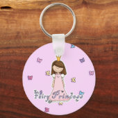 Porte-clés Jolie Petite Fée Princesse Mignonne (Recto)
