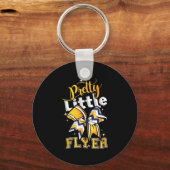 Porte-clés Jolie Petite Volante Cheer Équipe de Cheerleading  (Recto)