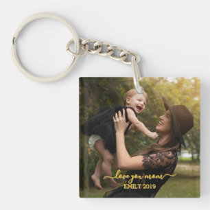 Porte-clés Jolie photo personnalisée amour maman