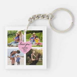 Porte-clés Jolie photo personnalisée amour maman