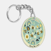 Porte-clés Jolie Porte - clé abeilles mignonnes (Devant gauche)