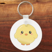 Porte-clés Jolie poussette jaune (Recto)