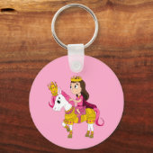 Porte-clés Jolie princesse de dessin animé (Recto)