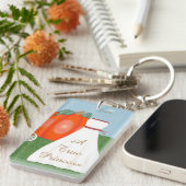 Porte-clés Jolie princesse Porte - clés cadeau nuptiale (Devant droit)