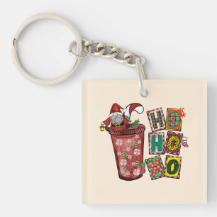 Porte-clés Jolie Scandinave Santa Claus Gnome - Coupe de Noël