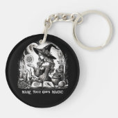 Porte-clés Jolie sorcière apothecaire Faites votre propre mag (Dos)