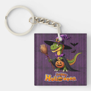 Porte-clés Jolie Sorcière de Raptor Halloween/Dinosaure