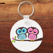 Porte-clés Jolies Chouettes (Recto)