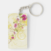 Porte-clés Jolies Fleurs (Dos)