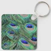 Porte-clés Jolies plumes de paon (Dos)