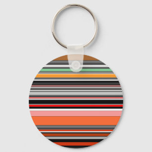 Porte-clés Jolies rayures colorées