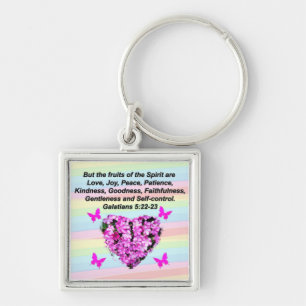PORTE-CLÉS JOLIMENT ROSE FLORALE GALATIENS 5