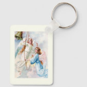 Porte-clés Jolis Anges Avec Cloche (Verso)