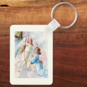 Porte-clés Jolis Anges Avec Cloche (Verso)
