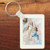 Porte-clés Jolis Anges Avec Cloche (Recto)