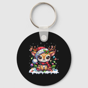 Porte-clés Jolis Renne Santa Noël Xmas Filles Femmes Enfant