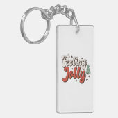 Porte-clés Jolly cadeau de Noël (Devant gauche)