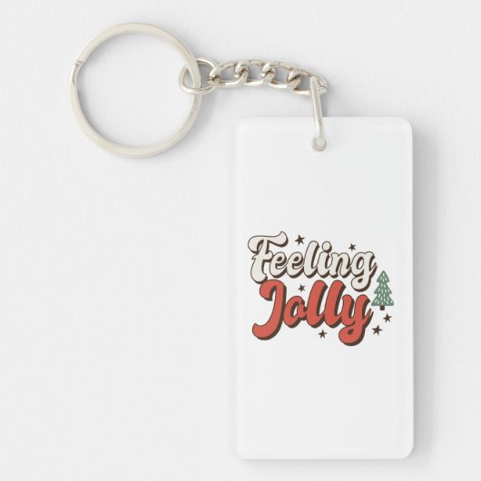 Porte-clés Jolly cadeau de Noël (Devant)