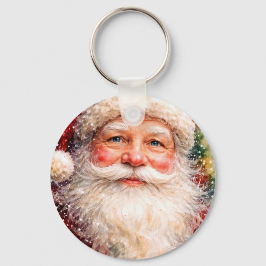 Porte-clés Jolly Christmas Santa Portrait (Recto)