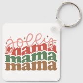 Porte-clés Jolly Mama Retro Vacances de Noël Super (Dos)