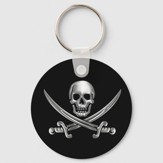 Porte-clés Jolly roger de chrome (Recto)