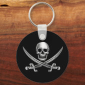 Porte-clés Jolly roger de chrome (Recto)