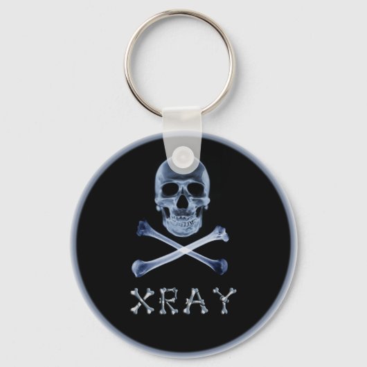 Porte-clés Jolly roger RADIOLOGIE Drapeau XRAY PIRATE (Recto)