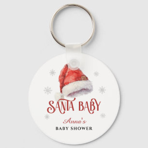 Porte-clés Jolly Santa Hat Baby shower invité gardien cadeau