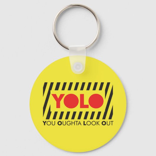 Porte-clés JOLO avec prudence rouge (Recto)