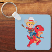 Porte-clés Jon et Blitz | Dino Ranch (Recto)