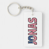 Porte-clés Jonas Name Vorname USA Flagge Anhänger Schlüssel (Devant)