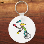 Porte-clés Jongleur monocycliste (Recto)