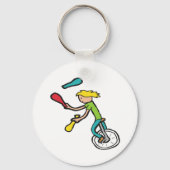 Porte-clés Jongleur monocycliste (Verso)