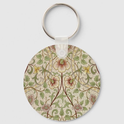Porte-clés Jonquille Classique Fleur de William Morris (Recto)