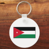 Porte-clés Jordanie - Drapeau jordanien (Recto)