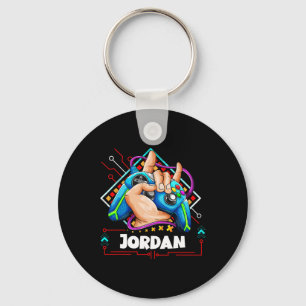 Porte-clés Jordanie Personnalisé Conception de jeu vidéo - Ga