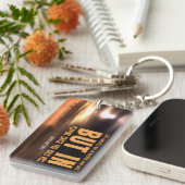 Porte-clés Josh Billings Citation Inspirationnelle "Bien joue (Devant droit)