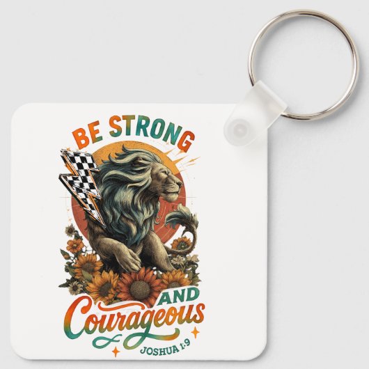 Porte-clés Joshua 1:9 (Dos)