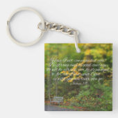 Porte-clés Joshua 1:9 Bible Verse Écriture chrétienne (Devant)