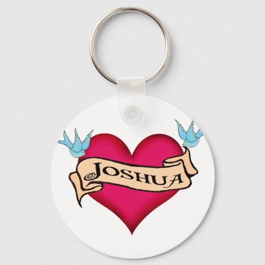 Porte-clés Joshua - T-shirts et cadeaux personnalisés en tato (Recto)