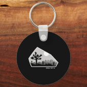 Porte-clés Joshua Tree Retro Boulder Sombre (Recto)
